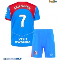 Maglie da calcio Atletico Madrid Antoine Griezmann #7 Terza Maglia Bambino 2025-26 Manica Corta (+ Pantaloni corti)